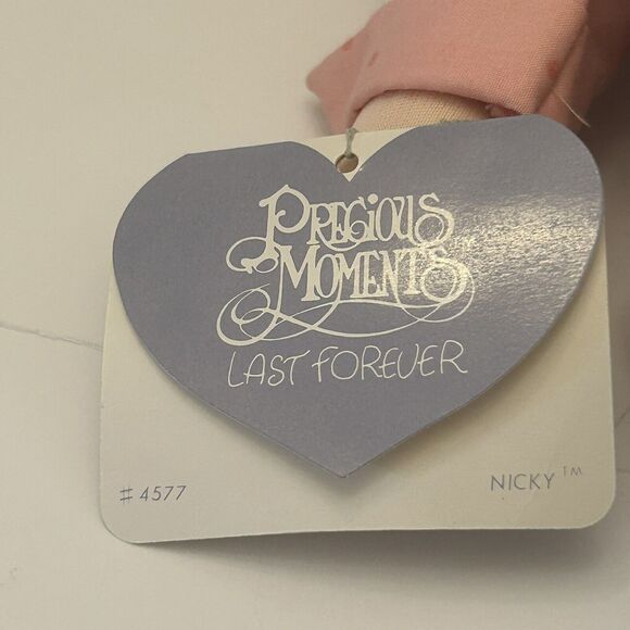 Applause Precious Moments Nicky Doll With Tags 15” Plush Vintage 1985 - Picture 5 of 12